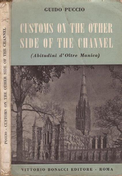 Custom on the other side of the channel. (Abitudini d’Oltre Manica) - Guido Puccio - copertina