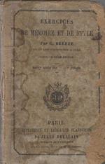 Exercices De Memoire Et De Style