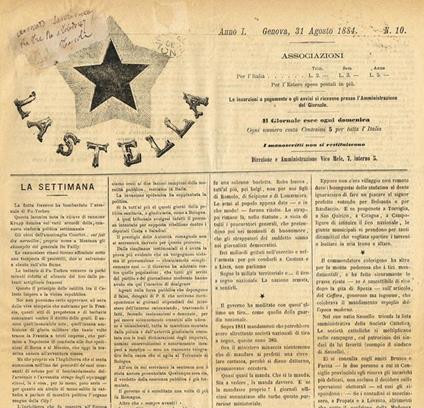 La Stella Anno I N.10 - Alberto Barbieri - copertina