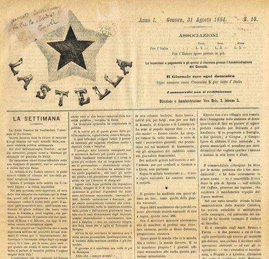 La Stella Anno I N.10 - Alberto Barbieri - copertina