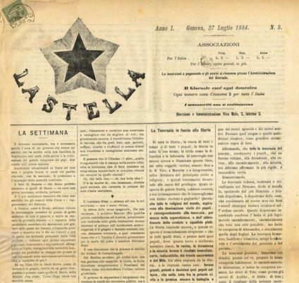 La Stella Anno I N.5 - Alberto Barbieri - copertina