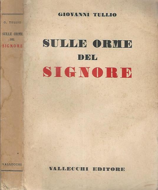Sulle orme del Signore - Giovanni Tullio - copertina