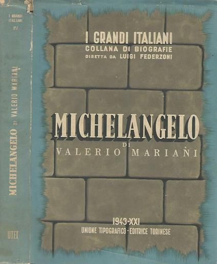 Michelangelo - Valerio Mariani - copertina