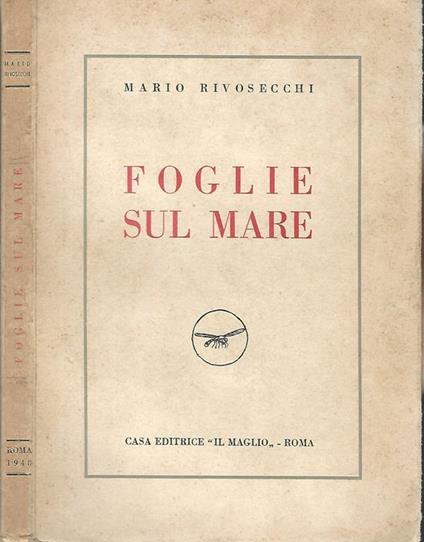 Foglie sul mare - Mario Rivosecchi - copertina