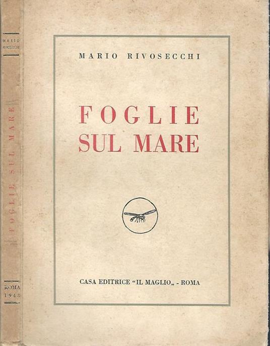 Foglie sul mare - Mario Rivosecchi - copertina