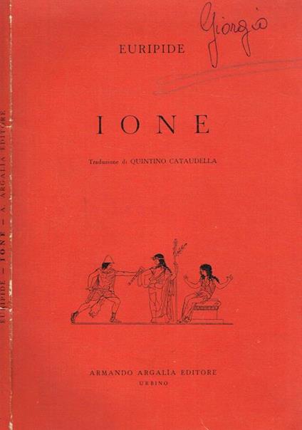 Ione - Euripide - copertina