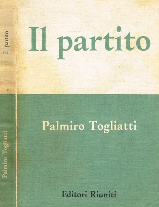 Il Partito - Palmiro Togliatti - copertina