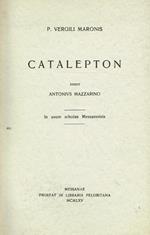 Catalepton. Edidit Antonius Mazzarino