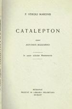 Catalepton. Edidit Antonius Mazzarino. In Usum Scholae Messanensis