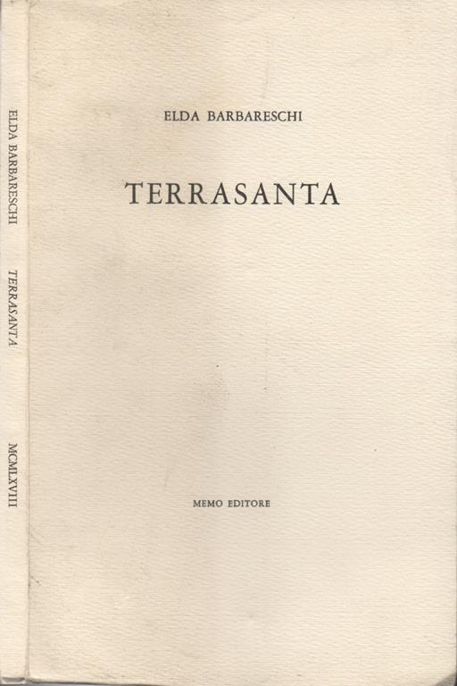 Terrasanta - Elda Barbareschi - copertina