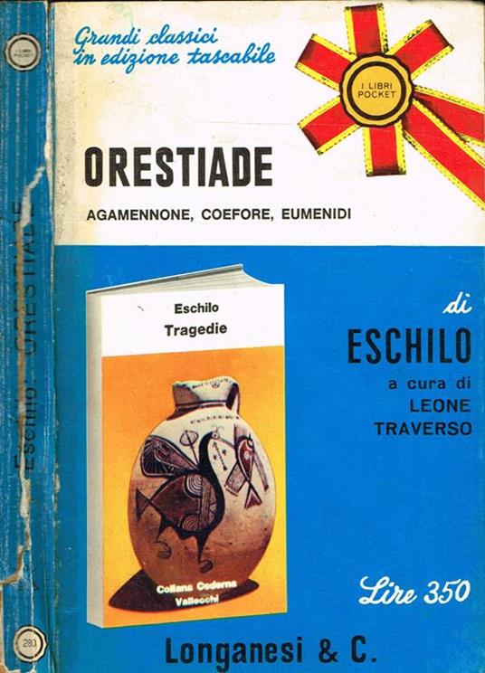 Orestiade. Agamennone, Coefore, Eumenidi - Eschilo - copertina