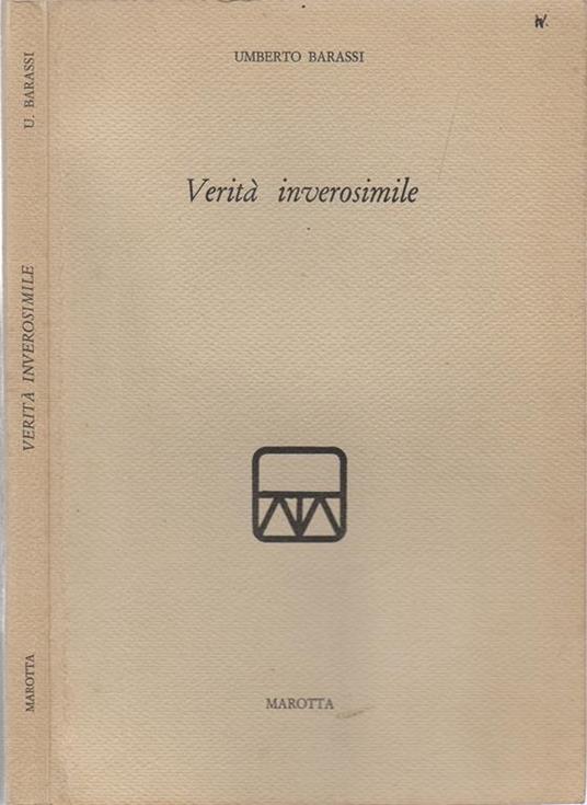 Verità inverosimile - Umberto Barassi - copertina