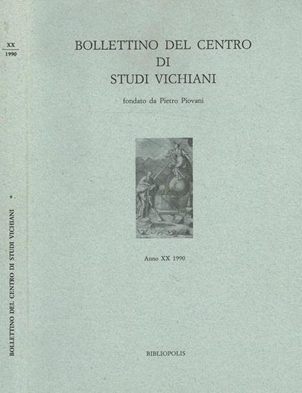 Bollettino del Centro di studi vichiani - copertina