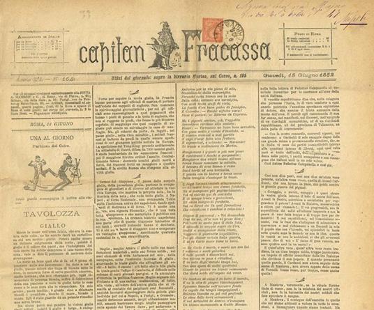 Capitan Fracassa Anno Iii N.164 - Fortunato Cristofari - copertina