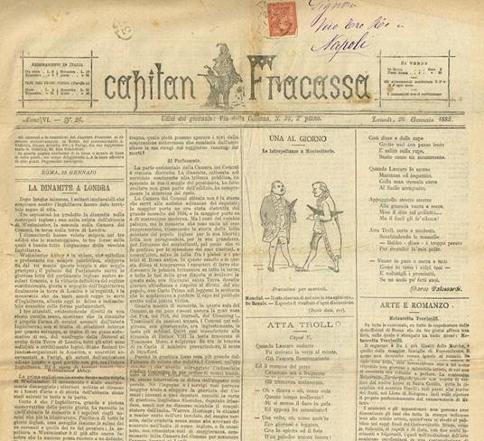Capitan Fracassa Anno Vi N.26 - Fortunato Cristofari - copertina