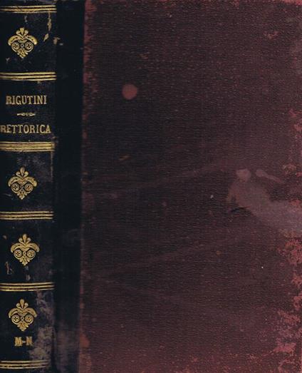 Elementi di Rettorica Compilati per Uso delle Scuole Italiane - copertina