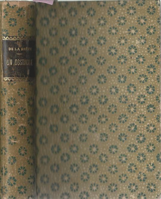 Un obstacle - copertina