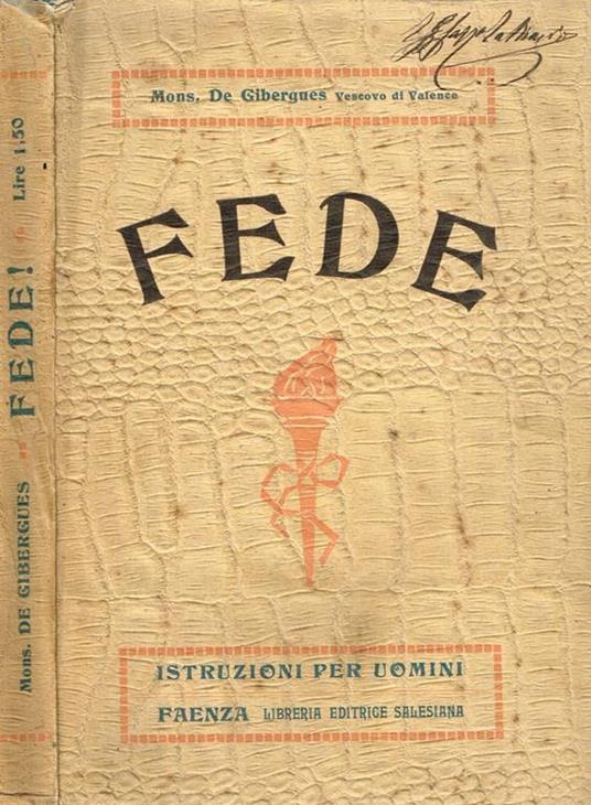 Fede. Istruzione Per Gli Uomini - Emmanuel Martin de Gibergues - copertina