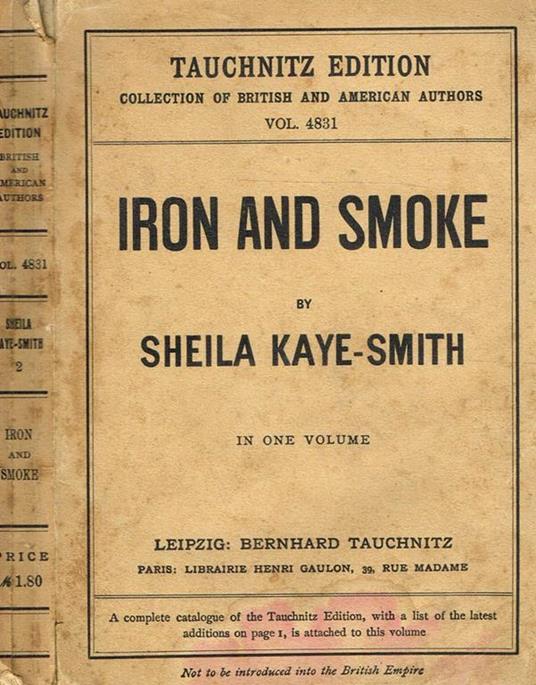 Iron And Smoke - copertina
