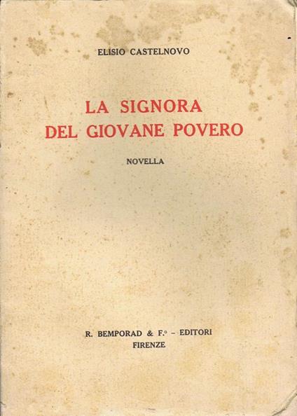 La Signora del Giovane Povero - Elisio Castelnovo - copertina