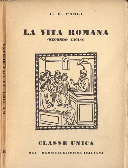 La vita romana. Secondo ciclo - copertina
