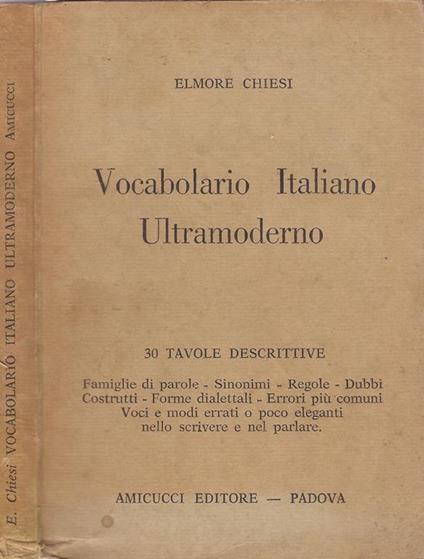 Vocabolario Italiano Ultramoderno - copertina