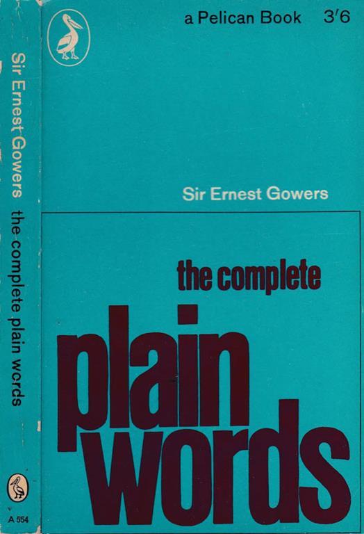 The complete plain words - copertina