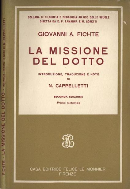 La missione del dotto - copertina