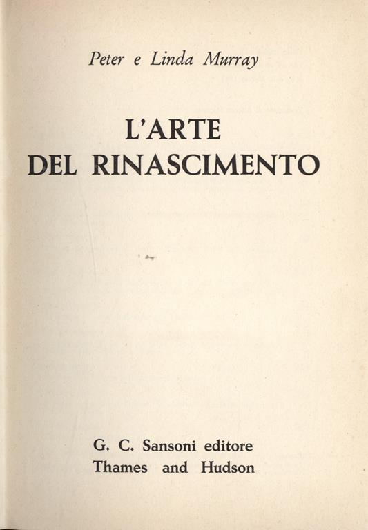 L' arte del Rinascimento - copertina
