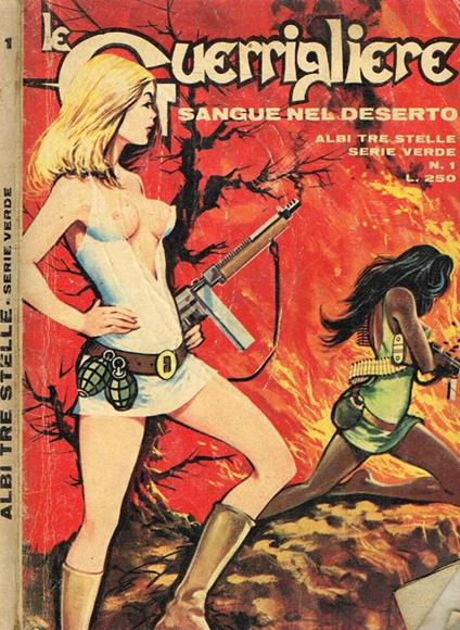 Le Guerrigliere N.1. Sangue Nel Deserto - copertina