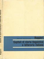 Capitoli Di Storia Linguistica E Letteraria Italiana