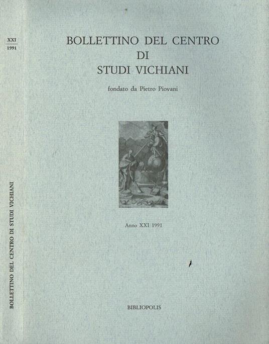 Bollettino del Centro di studi vichiani - copertina