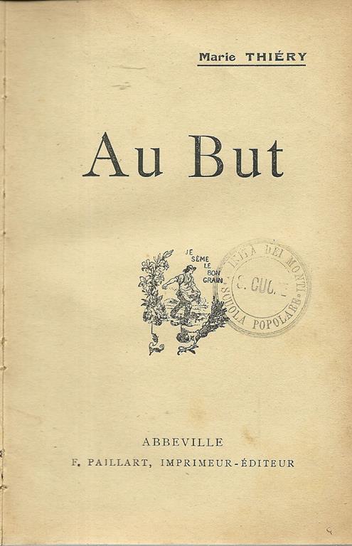 Au But - Marie Thiéry - copertina