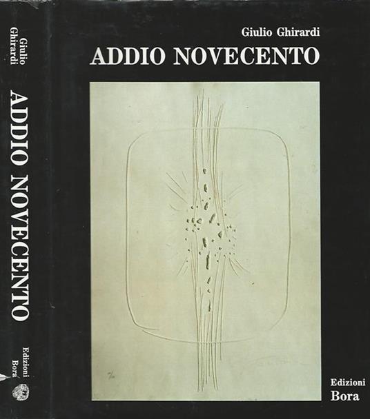 Addio Novecento - Giulio Ghirardi - copertina
