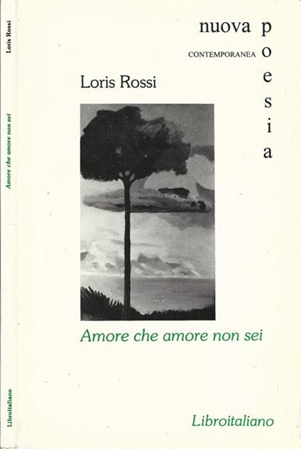 Amore che amore non sei - Loris Rossi - copertina