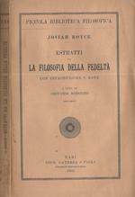 Estratti da La filosofia della fedeltà