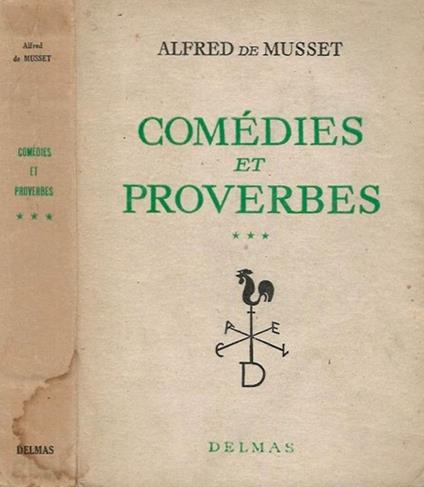 Comedies et Proverbes - Alfred de Musset - copertina