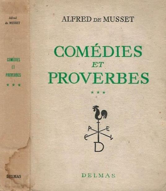 Comedies et Proverbes - Alfred de Musset - copertina