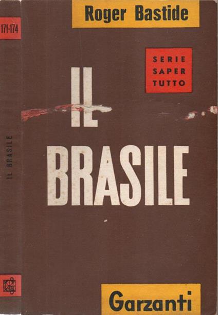 Il Brasile - Roger Bastide - copertina