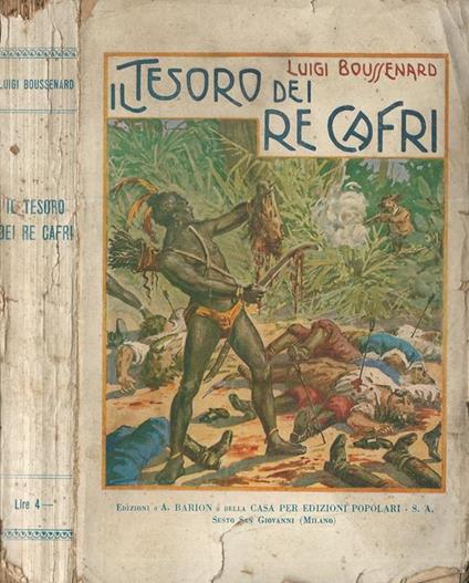 Il tesoro dei re Cafri - Louis Boussenard - copertina