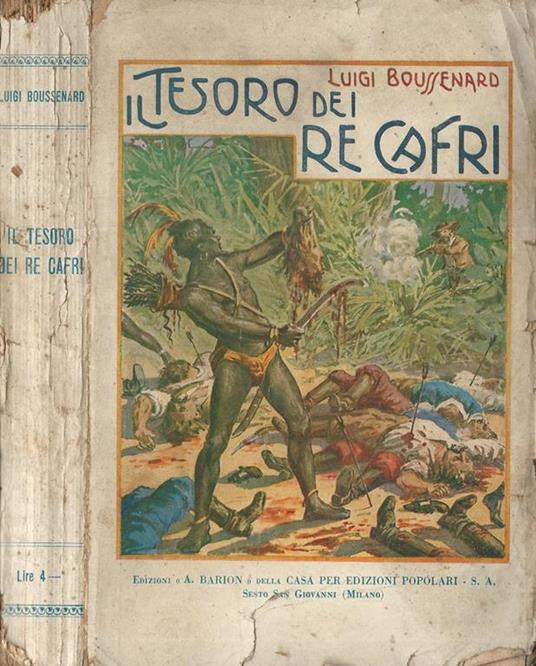 Il tesoro dei re Cafri - Louis Boussenard - copertina