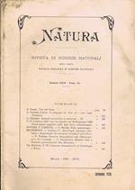Natura (Vol. XXIX - Fasc. III). Rivista di Scienze Naturali
