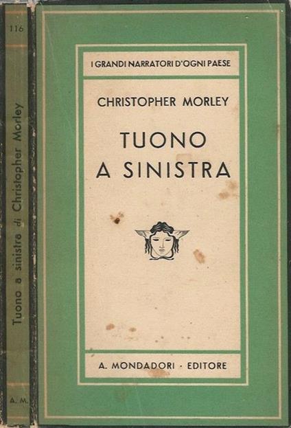 Tuono a sinistra - Christopher Morley - copertina