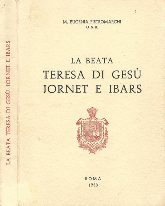 La Beata Teresa di Gesù Jornet e Ibars - copertina