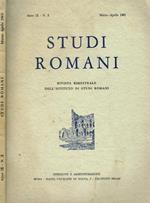 Studi Romani. Rivista bimestrale dell'Istituto di studi romani. Anno IX n.2
