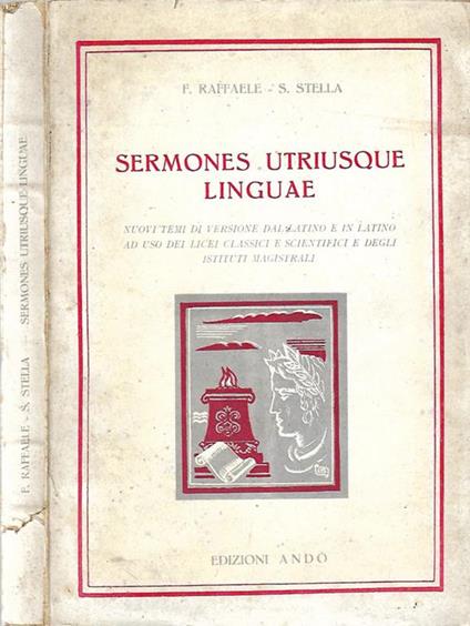 Sermones utriusque linguae - F. Raffaele - copertina