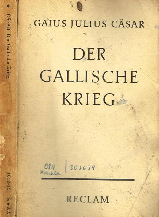 Der Gallische Krieg - copertina