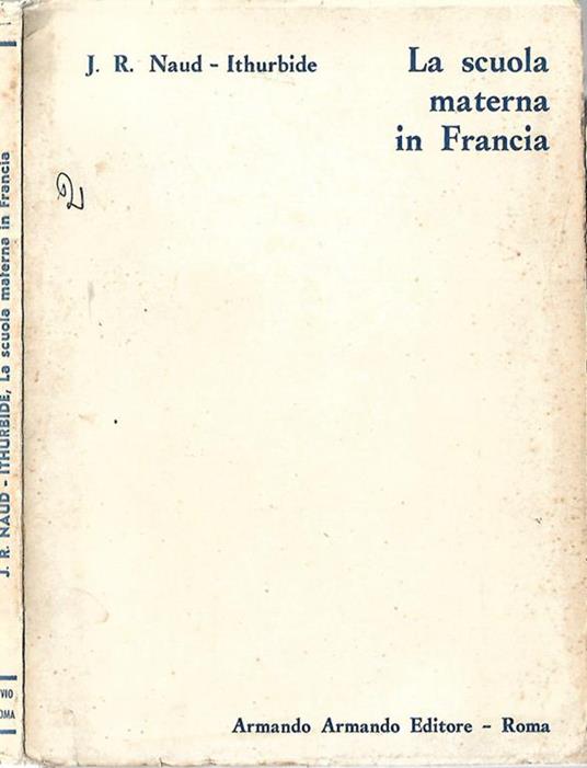 La scuola materna in Francia - copertina