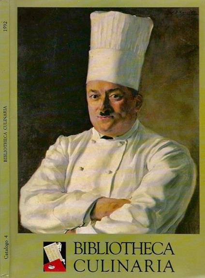 Bibliotheca Culinaria catalogo n.4. Primavera. estate novantadue - copertina