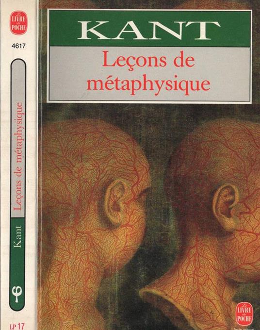 Leçons de métaphysique - Immanuel Kant - copertina
